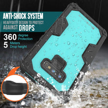 Cargar imagen en el visor de la galería, Punkcase Galaxy Note 9 Waterproof Case [Navy Seal Extreme Series] Armor Cover W/ Built In Screen Protector [Teal] (Color in image: Pink)
