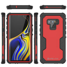 Cargar imagen en el visor de la galería, Punkcase Galaxy Note 9 Waterproof Case [Navy Seal Extreme Series] Armor Cover W/ Built In Screen Protector [Red] (Color in image: Teal)
