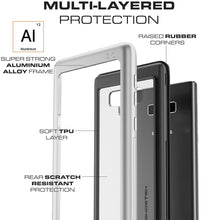 Cargar imagen en el visor de la galería, Galaxy Note 9, Ghostek Atomic Slim Case Full Body TPU [Shockproof] | Gold (Color in image: Pink)
