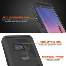 Cargar imagen en el visor de la galería, Galaxy Note 9 Waterproof Case PunkCase StudStar Black Thin 6.6ft Underwater Shock/Snow Proof (Color in image: white)
