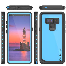 Cargar imagen en el visor de la galería, Galaxy Note 9 Waterproof Case PunkCase StudStar Light Blue Thin 6.6ft Underwater ShockProof (Color in image: red)
