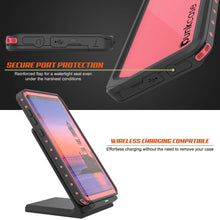 Cargar imagen en el visor de la galería, Galaxy Note 9 Waterproof Case PunkCase StudStar Pink Thin 6.6ft Underwater Shock/Snow Proof (Color in image: teal)

