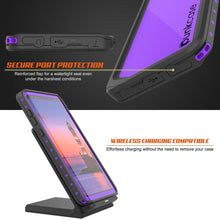 Cargar imagen en el visor de la galería, Galaxy Note 9 Waterproof Case PunkCase StudStar Purple Thin 6.6ft Underwater Shock/Snow Proof (Color in image: pink)
