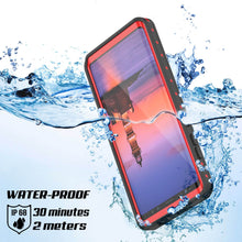 Cargar imagen en el visor de la galería, Galaxy Note 9 Waterproof Case PunkCase StudStar Red Thin 6.6ft Underwater Shock/Snow Proof (Color in image: white)
