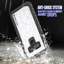 Cargar imagen en el visor de la galería, Galaxy Note 9 Waterproof Case, PunkСase StudStar White Thin 6.6ft Underwater Shock/Snow Proof (Color in image: light blue)
