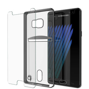 Funda Galaxy Note FE, Serie PUNKCASE® LUCID Black | Ranura para tarjeta | Protector de pantalla SHIELD | Ajuste ultra.