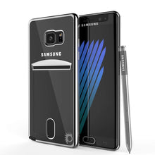 Cargar imagen en el visor de la galería, Funda Galaxy Note FE, PUNKCASE® LUCID Silver Series | Ranura para tarjetas | Protector de pantalla SHIELD | Ajuste ultra.
