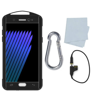 Funda impermeable Galaxy Note FE, serie WEBSTER de Punkcase, camuflaje | Cubierta resistente de armadura de trabajo pesado.