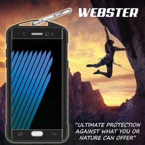 Funda impermeable Galaxy Note FE, serie WEBSTER de Punkcase, camuflaje | Cubierta resistente de armadura de trabajo pesado.