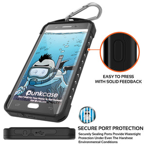 Funda impermeable Galaxy Note FE, serie WEBSTER de Punkcase, camuflaje | Cubierta resistente de armadura de trabajo pesado.
