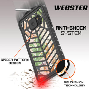 Funda impermeable Galaxy Note FE, serie WEBSTER de Punkcase, camuflaje | Cubierta resistente de armadura de trabajo pesado.