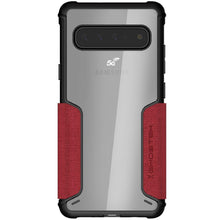 Cargar imagen en el visor de la galería, EXEC 3 for Galaxy S10 5G Leather Flip Wallet Case [Red] 
