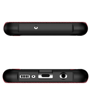 EXEC 3 for Galaxy S10 5G Leather Flip Wallet Case [Red] 