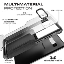 Cargar imagen en el visor de la galería, EXEC 3 for Galaxy S10 5G Leather Flip Wallet Case [Red] (Color in image: Grey)
