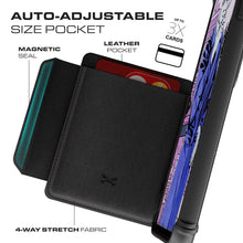 Cargar imagen en el visor de la galería, EXEC 3 for Galaxy S10 5G Leather Flip Wallet Case [Red] (Color in image: Black)
