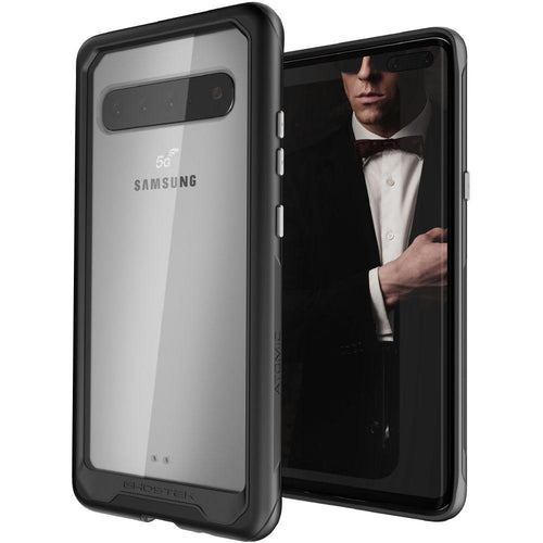 Atomic Slim 2 for Galaxy S10 5G - Military Grade Aluminum Case [Black] (Color in image: Black)