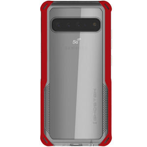 CLOAK 4 for Galaxy S10 5G Shockproof Hybrid Case [Red] 