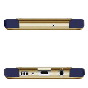 CLOAK 4 for Galaxy S10 5G Shockproof Hybrid Case [Blue-Gold] 