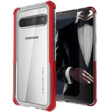 Cargar imagen en el visor de la galería, CLOAK 4 for Galaxy S10 5G Shockproof Hybrid Case [Red] (Color in image: Red)
