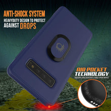 Cargar imagen en el visor de la galería, Galaxy S10 Case, Punkcase Magnetix Protective TPU Cover W/ Kickstand, Sceen Protector[Blue] 
