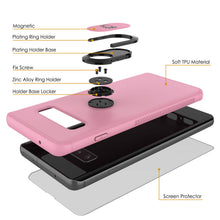 Cargar imagen en el visor de la galería, Galaxy S10 Case, Punkcase Magnetix Protective TPU Cover W/ Kickstand, Sceen Protector[Pink] (Color in image: red)
