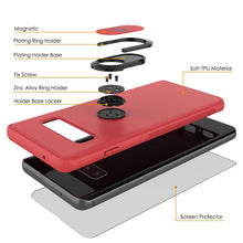 Cargar imagen en el visor de la galería, Galaxy S10 Case, Punkcase Magnetix Protective TPU Cover W/ Kickstand, Sceen Protector[Red] (Color in image: pink)
