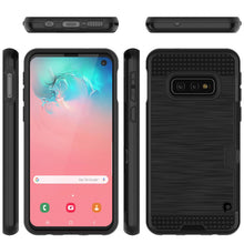 Cargar imagen en el visor de la galería, Galaxy S10e Case, PUNKcase [SLOT Series] [Slim Fit] Dual-Layer Armor Cover w/Integrated Anti-Shock System, Credit Card Slot [Black] (Color in image: Navy)
