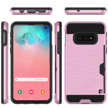 Cargar imagen en el visor de la galería, Galaxy S10e Case, PUNKcase [SLOT Series] [Slim Fit] Dual-Layer Armor Cover w/Integrated Anti-Shock System, Credit Card Slot [Pink] (Color in image: Navy)
