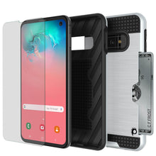 Cargar imagen en el visor de la galería, Galaxy S10e Case, PUNKcase [SLOT Series] [Slim Fit] Dual-Layer Armor Cover w/Integrated Anti-Shock System, Credit Card Slot [White] (Color in image: Pink)
