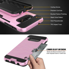 Cargar imagen en el visor de la galería, Galaxy S10e Case, PUNKcase [SLOT Series] [Slim Fit] Dual-Layer Armor Cover w/Integrated Anti-Shock System, Credit Card Slot [Pink] (Color in image: Gold)
