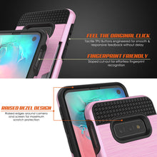 Cargar imagen en el visor de la galería, Galaxy S10e Case, PUNKcase [SLOT Series] [Slim Fit] Dual-Layer Armor Cover w/Integrated Anti-Shock System, Credit Card Slot [Pink] (Color in image: White)
