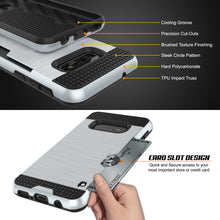 Cargar imagen en el visor de la galería, Galaxy S10e Case, PUNKcase [SLOT Series] [Slim Fit] Dual-Layer Armor Cover w/Integrated Anti-Shock System, Credit Card Slot [White] (Color in image: Gold)
