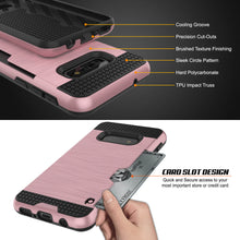 Cargar imagen en el visor de la galería, Galaxy S10e Case, PUNKcase [SLOT Series] [Slim Fit] Dual-Layer Armor Cover w/Integrated Anti-Shock System, Credit Card Slot [Rose Gold] (Color in image: Silver)
