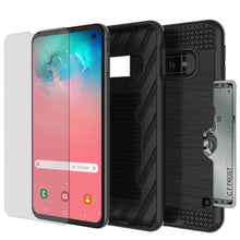 Cargar imagen en el visor de la galería, Galaxy S10e Case, PUNKcase [SLOT Series] [Slim Fit] Dual-Layer Armor Cover w/Integrated Anti-Shock System, Credit Card Slot [Black] (Color in image: Pink)

