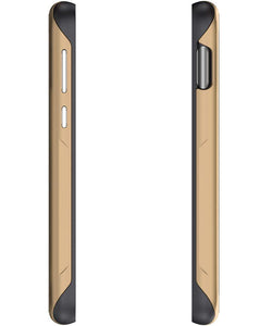 Galaxy S10e Military Grade Aluminum Case | Atomic Slim 2 Series [Gold] (Color in image: Red)
