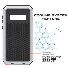 Load image into Gallery viewer, Galaxy S10 Metal Case, Heavy Duty Military Grade Rugged Armor Cover [White] (Color in image: Red)
