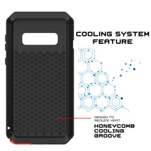 Load image into Gallery viewer, Galaxy S10 Metal Case, Heavy Duty Military Grade Rugged Armor Cover [Black] (Color in image: Red)
