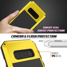 Load image into Gallery viewer, Galaxy S10 Metal Case, Heavy Duty Military Grade Rugged Armor Cover [Neon] (Color in image: White)
