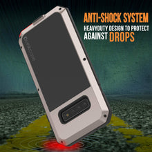 Load image into Gallery viewer, Galaxy S10 Metal Case, Heavy Duty Military Grade Rugged Armor Cover [Gold] (Color in image: Neon)
