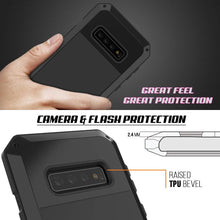 Load image into Gallery viewer, Galaxy S10 Metal Case, Heavy Duty Military Grade Rugged Armor Cover [Black] (Color in image: White)
