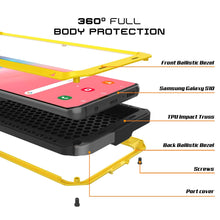 Load image into Gallery viewer, Galaxy S10 Metal Case, Heavy Duty Military Grade Rugged Armor Cover [Neon] (Color in image: Silver)
