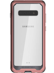 Galaxy S10+ Plus Military Grade Aluminum Case | Atomic Slim 2 Series [Pink] (Color in image: Black)