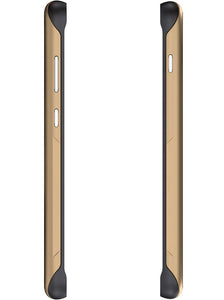 Galaxy S10+ Plus Military Grade Aluminum Case | Atomic Slim 2 Series [Gold] (Color in image: Red)