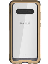 Cargar imagen en el visor de la galería, Galaxy S10+ Plus Military Grade Aluminum Case | Atomic Slim 2 Series [Gold] (Color in image: Black)
