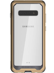 Galaxy S10+ Plus Military Grade Aluminum Case | Atomic Slim 2 Series [Gold] (Color in image: Black)