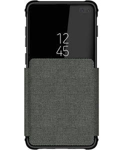 Galaxy S10+ Plus Wallet Case | Exec 3 Series [Grey] (Color in image: Black)