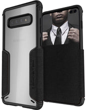 Cargar imagen en el visor de la galería, Galaxy S10+ Plus Wallet Case | Exec 3 Series [Black] (Color in image: Black)
