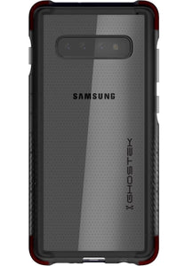 Galaxy S10+ Plus Clear-Back Protective Case | Covert 3 Series [Black] (Color in image: Rose)