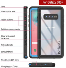 Cargar imagen en el visor de la galería, Galaxy S10e Water/Shock/Snow/dirt proof Slim Case [Light Blue] (Color in image: White)

