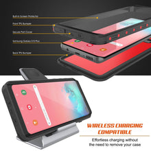 Cargar imagen en el visor de la galería, Galaxy S10+ Plus Waterproof Case PunkCase StudStar Red Thin 6.6ft Underwater IP68 Shock/Snow Proof (Color in image: white)
